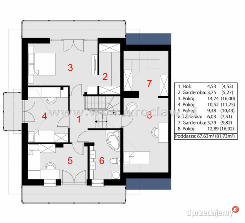 Dom bliźniak 170m2 Wilkszyn 170m2
