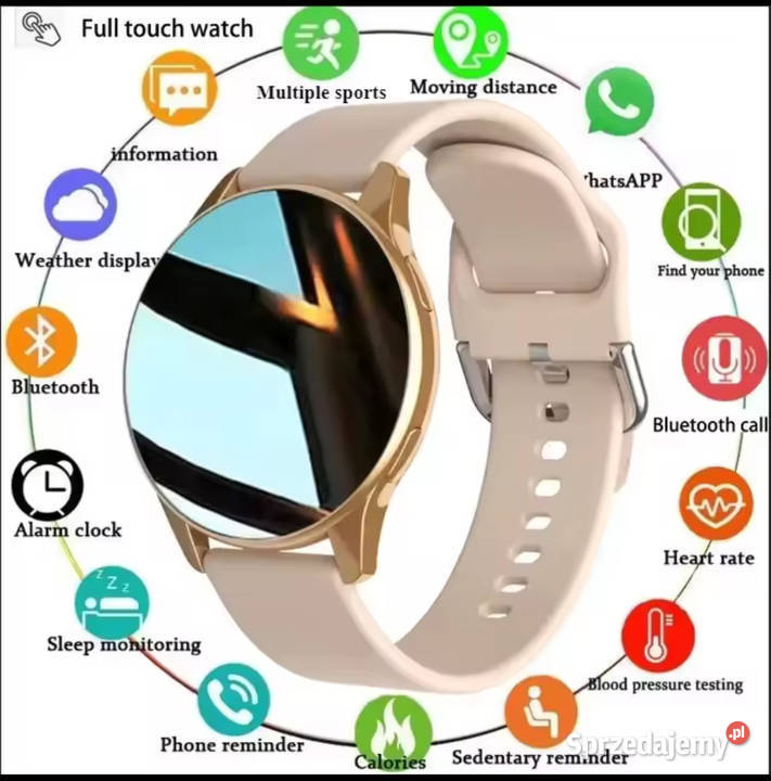 Nowy smartwatch kobiety