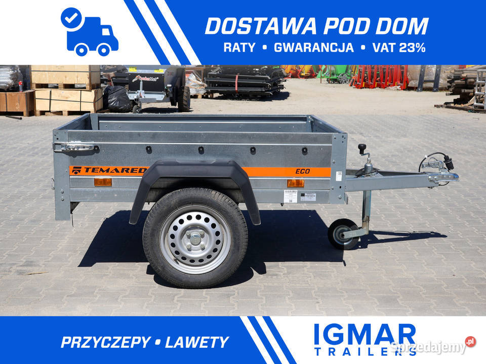Przyczepa samochodowa lekka TEMARED ECO 1510 DMC Łódź