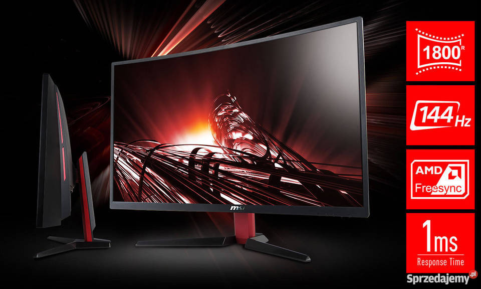 Monitor MSI Optix G27C2 Curved 27 FABRYCZNIE śląskie Sosnowiec sprzedam