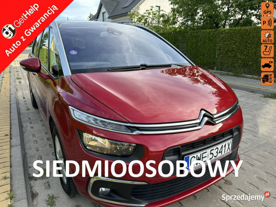 Citroen C4 SpaceTourer Wymieniony rozrząd 7 m Zarejestrowany w Polsce Wejherowo