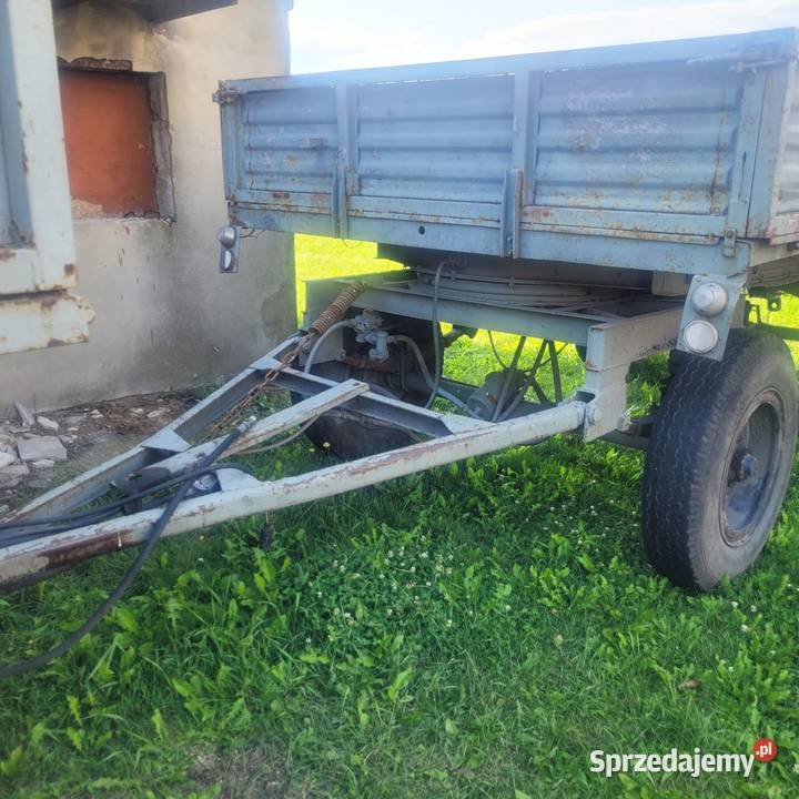 Przyczepa autosan D47 wywrotka nieuszkodzony Przyczepy rolnicze Przyczepy rolnicze Kochanowice