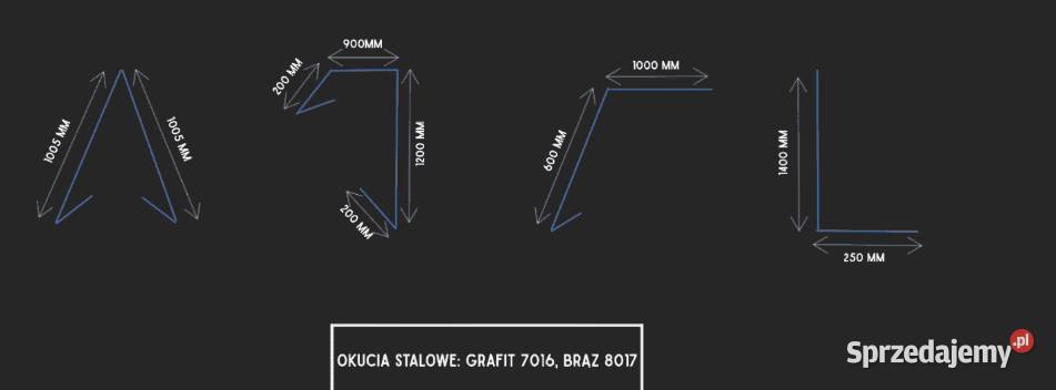 Blacha trapezowa T18 RAL 7016 grafit 1 gatunek sprzedam