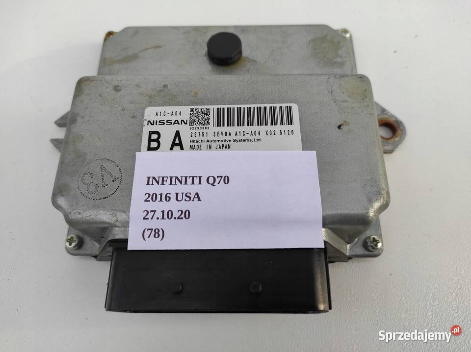MODUŁ SKRZYNI BIEGÓW INFINITI Q70 M35 M37 USA osobowe wielkopolskie
