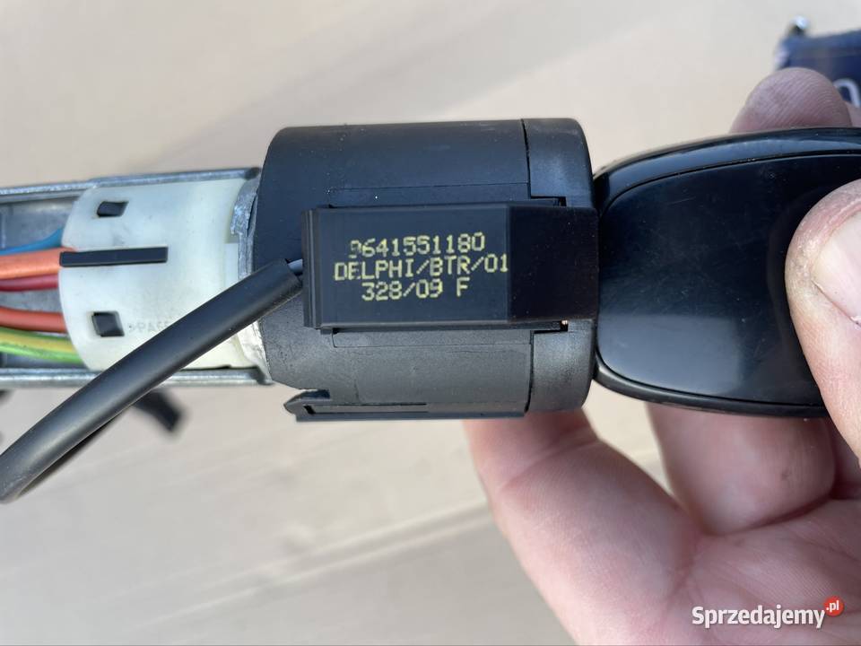 9641551180 stacyjka kluczyk peugeot 206 plus