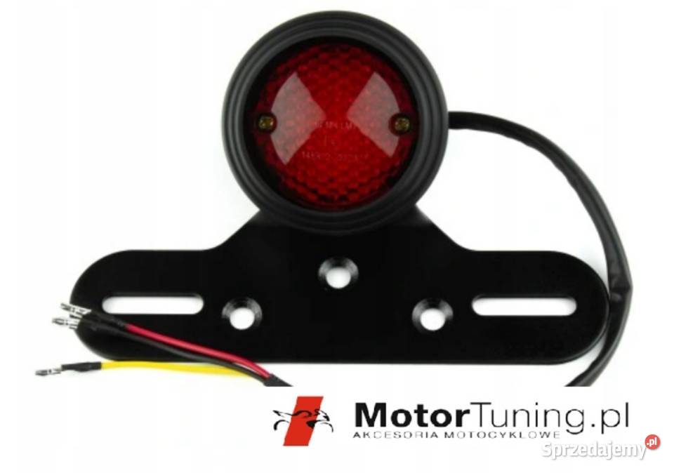 LAMPA MOTOCYKLOWA NA TYŁ TYLNA LED KOLOR CZARNY Sosnowiec