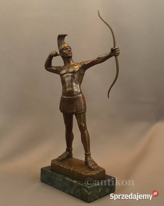 Rzeźba Łucznik z brązu Gdańsk