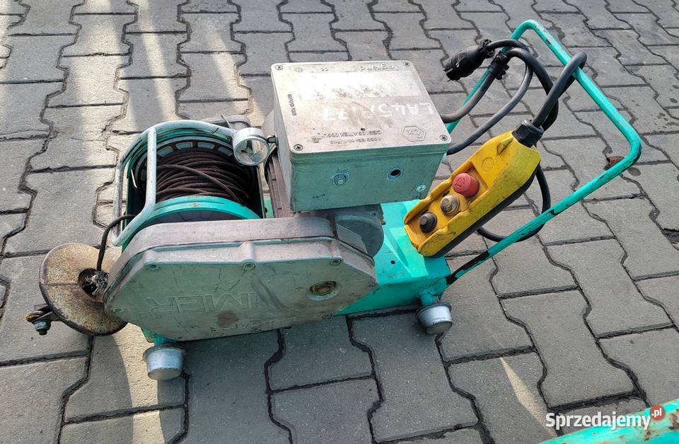 Wciągarka budowlana elektryczna model IMER Wciągarki małopolskie Nowy Sącz sprzedam