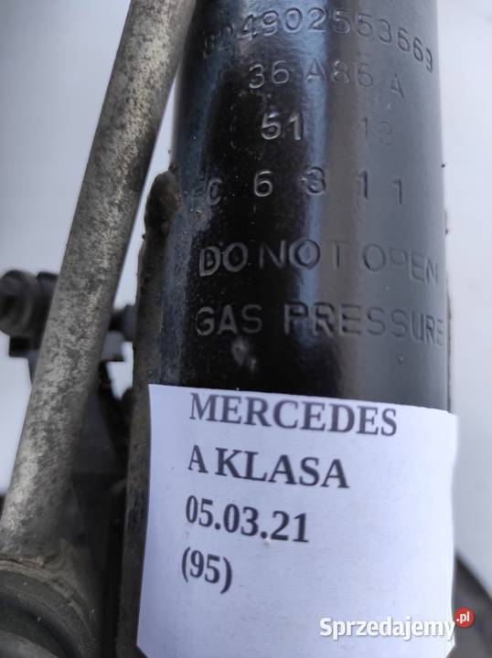 TARCZA HAMULCOWA LP PRZÓD MERCEDES A KLASA W168 tarcze Układ hamulcowy Nowy Tomyśl