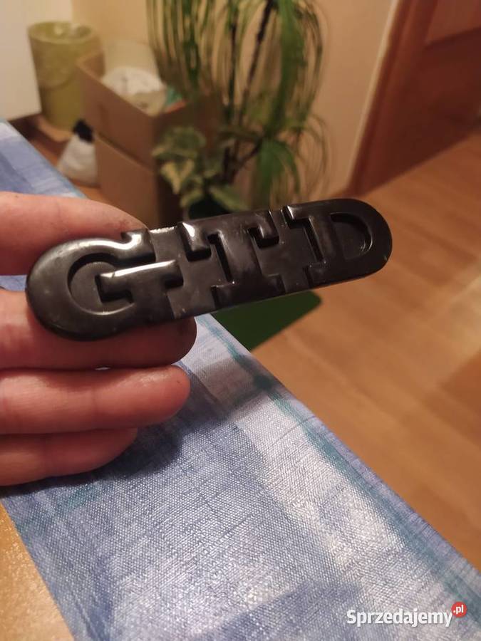 Emblemat GTd na tylną klapę golf 7 czarny osobowe Rzeszów