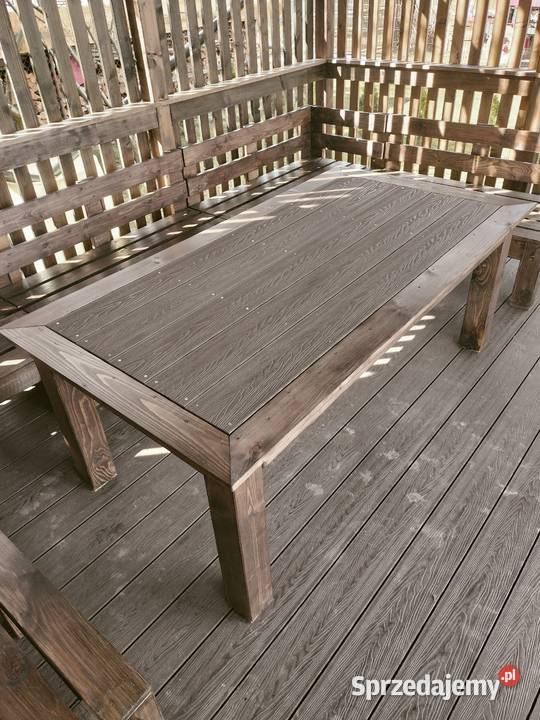 Solidny drewniany stół Nowy Łęki