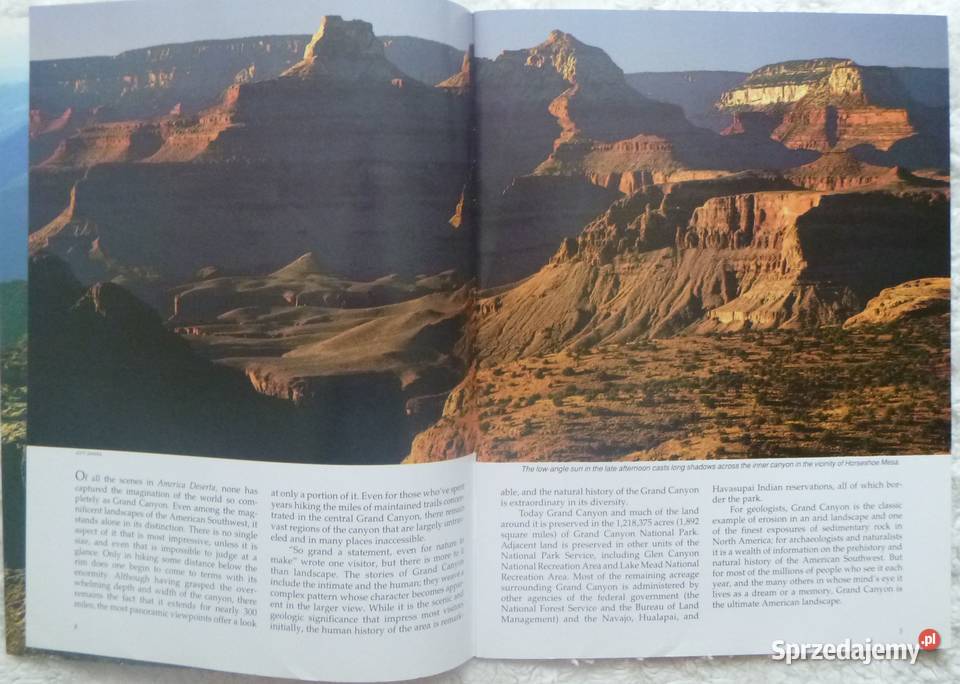 Dwa fotoalbumy Grand Canyon angielsku mazowieckie Warszawa