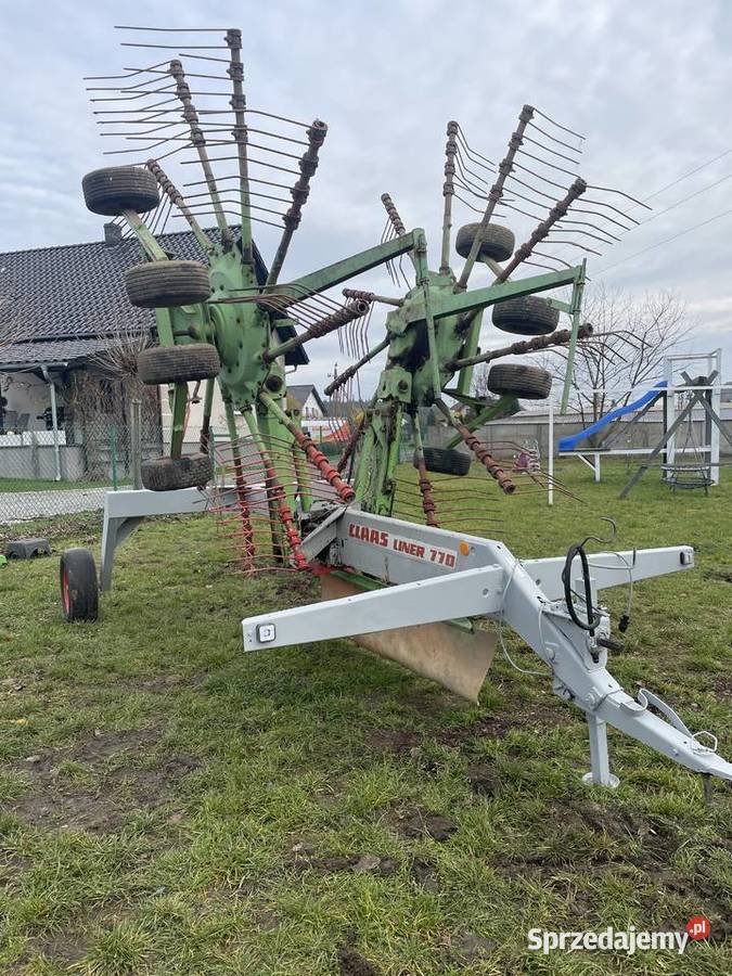 Sprzedam zgrabiarka CLAAS Liner 770nie ptinger nieuszkodzony Zgrabiarki i przetrząsacze
