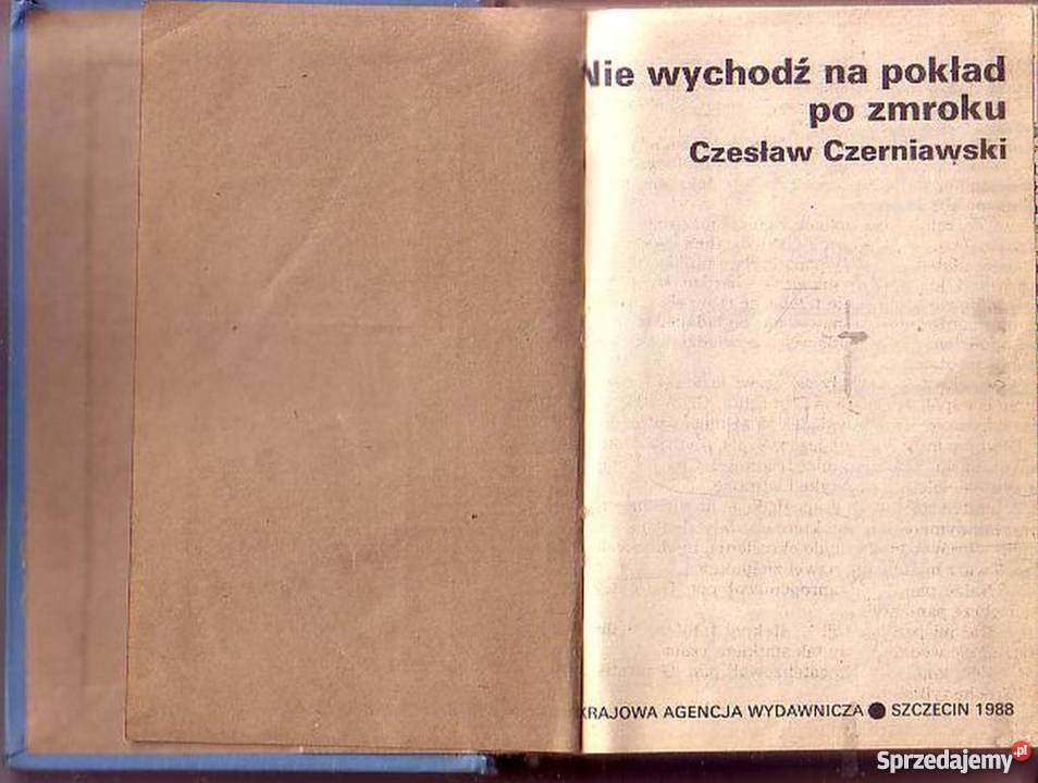 0435 NIE WYCHODŹ NA POKŁAD ZMROKU CZESŁAW Czyrna sprzedam