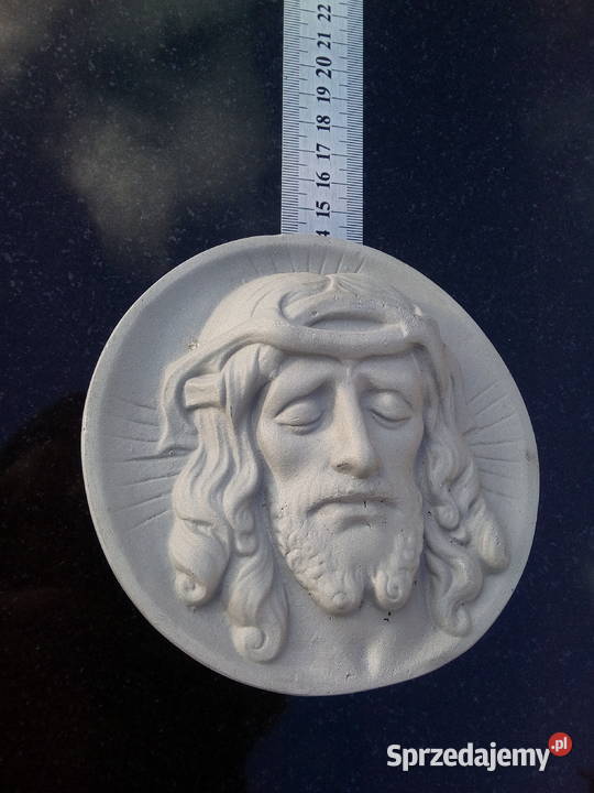 Głowa Jezus Chrystus satyna miedziowana sprzedam