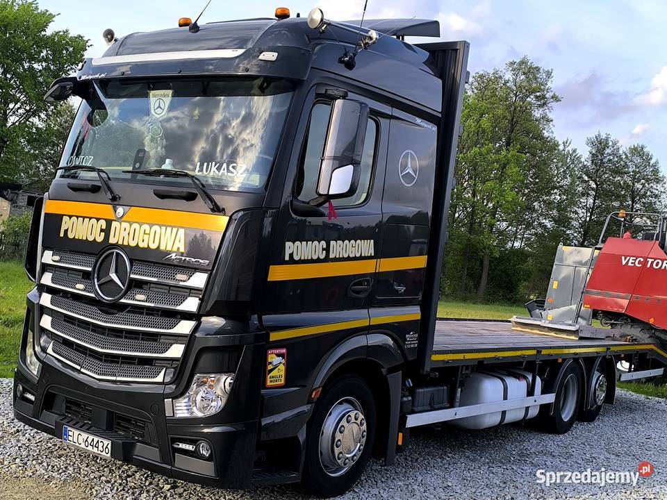 Mercedes Actros MP4 Pomoc drogowa Laweta tachograf łódzkie Łowicz sprzedam