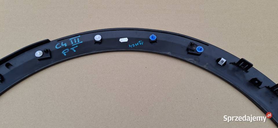 CITROEN C4 III LISTWA NAKŁADKA BŁOTNIKA PRAWY Bieleń