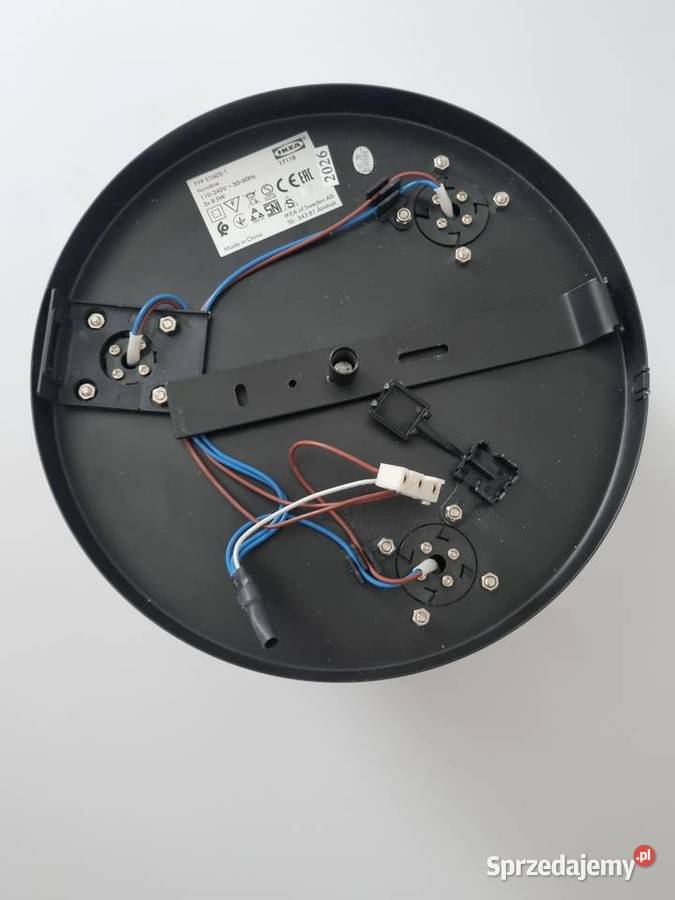 Lampa sufitowa IKEA NYMNE czarna 3 reflektory Płock