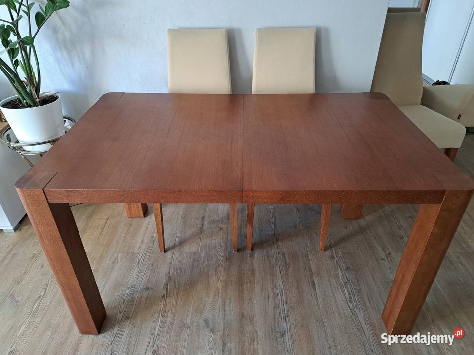 Solidny stół drewniany Paged 6 krzeseł pomorskie Gdańsk
