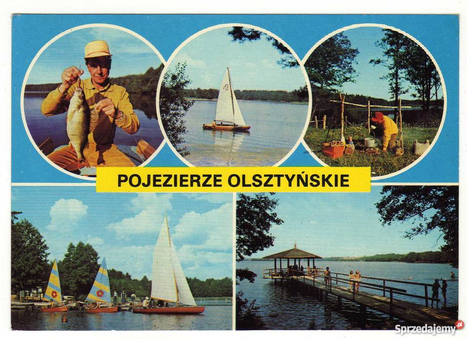 POJEZIERZE OLSZTYŃSKIE POCZTÓWKA Krynki