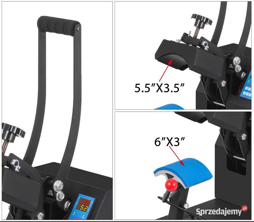Prasa termotransferowa do czapek Sublimacja lubuskie Gorzów Wielkopolski