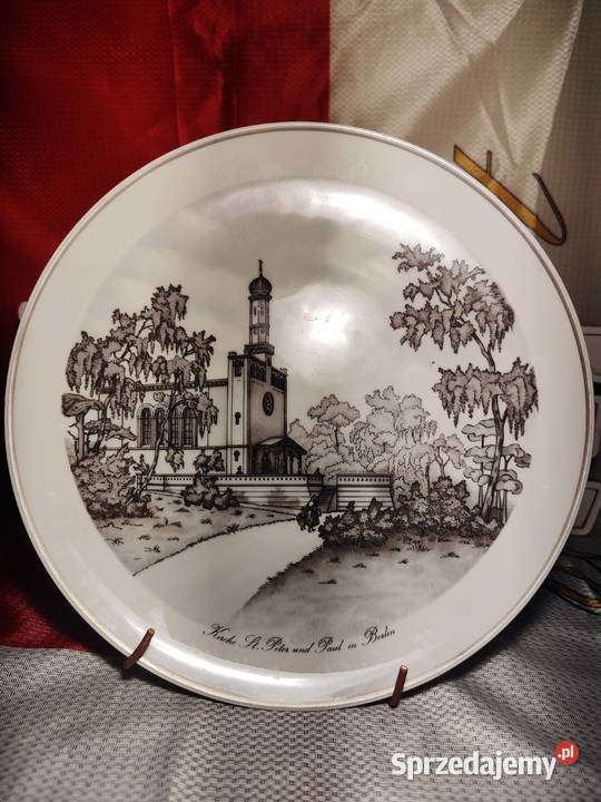 Patera Talerz Kolekcjonerski KPM Berlin Wrocław