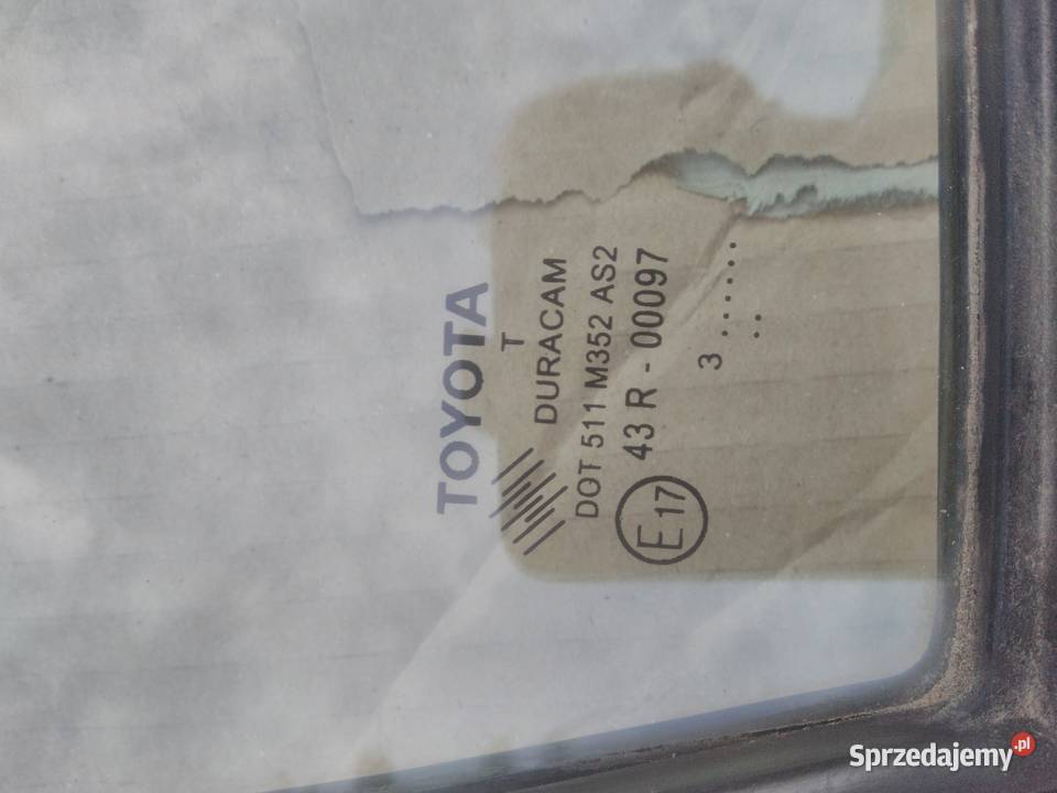 szyba drzwi TOYOTA YARIS III Chełm sprzedam