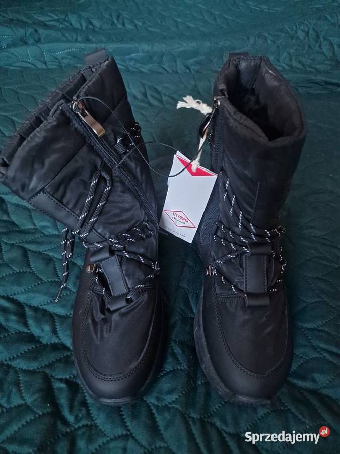 NOWE Buty zimowe Lee Cooper ocieplane 38 czarne inna Wrocław