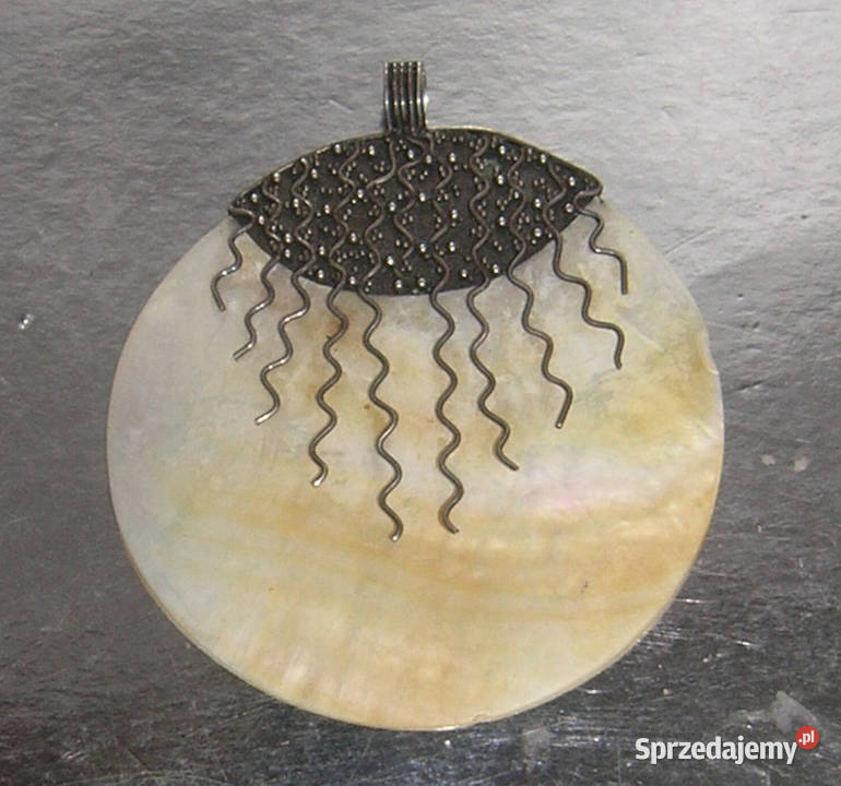 zawieszka muszla srebro 925JSz Bartków