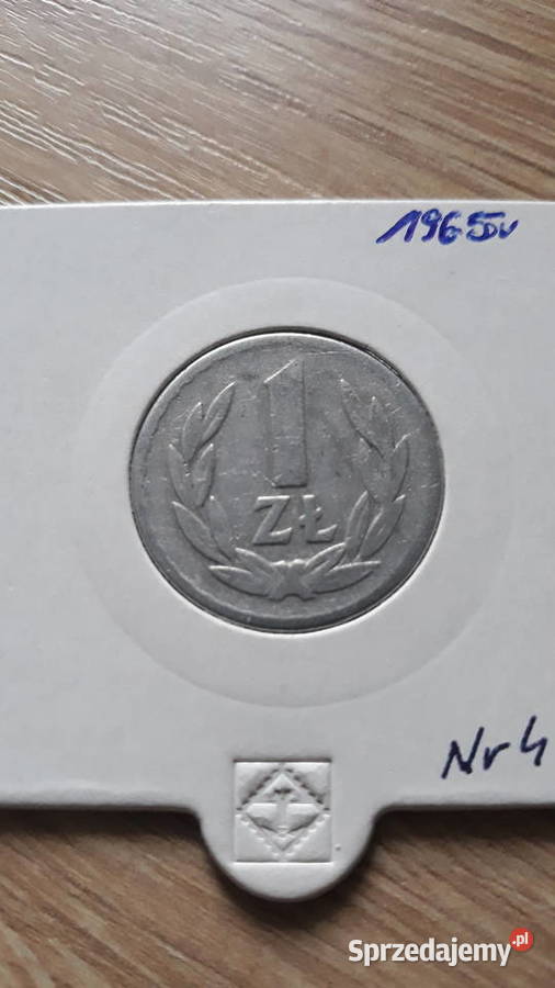 1 złoty 1965 r PRL 4 Rzadkość Konin