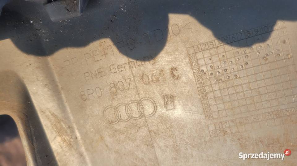 AUDI Q5 8R SPOILER DOKŁADKA ZDERZAKA PRZÓD