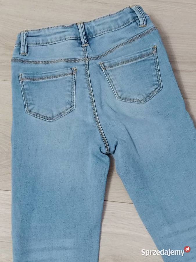 Spodnie jeansowe dziewczęce slim fit 116 Rozmiar 116 Płock sprzedam