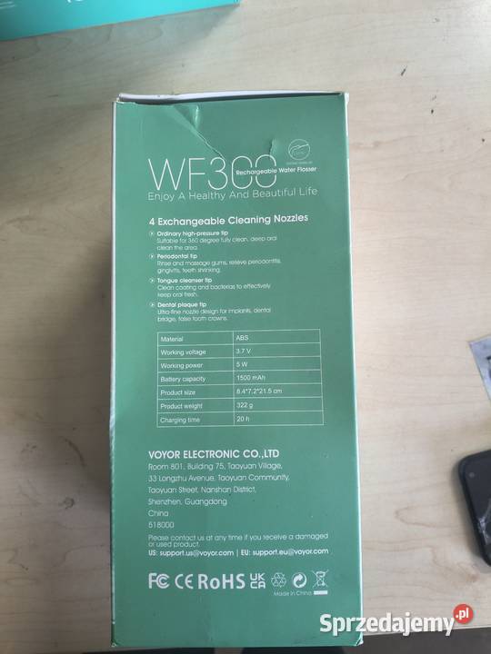 Irygator do zębów VOYOR Wf30 Przysucha
