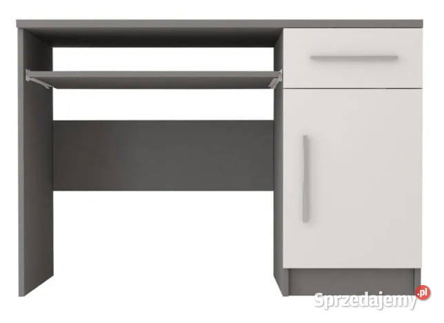Biurko 110 biały sonoma szary szybka wysyłka 50cm Pabianice sprzedam