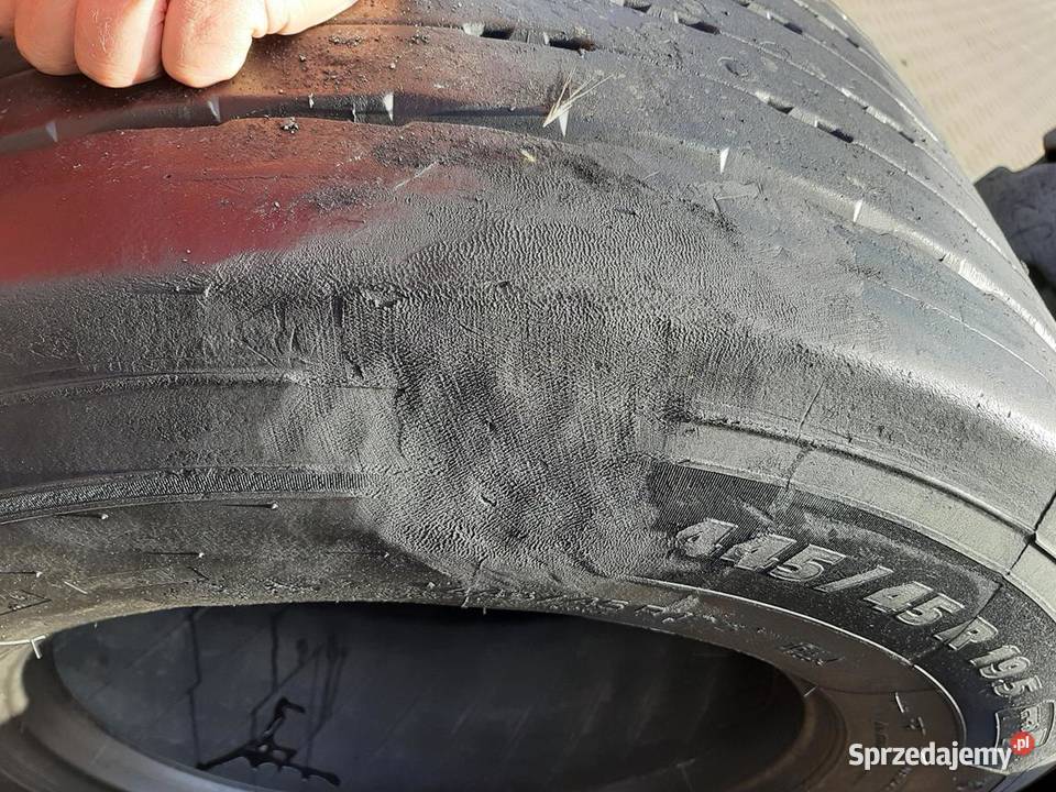2x Opona używana ciężarowa 44545R195 MICHELIN Zaścianki