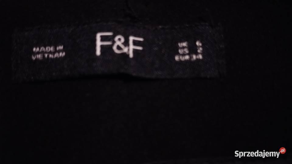 Spódnica spodnie czarne rozmiar 34 FF Rozmiar 34(XS) Poznań