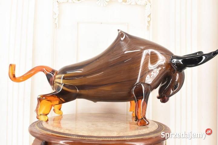 Szkło Murano Style Byk z Wall Street Figura małopolskie Kraków