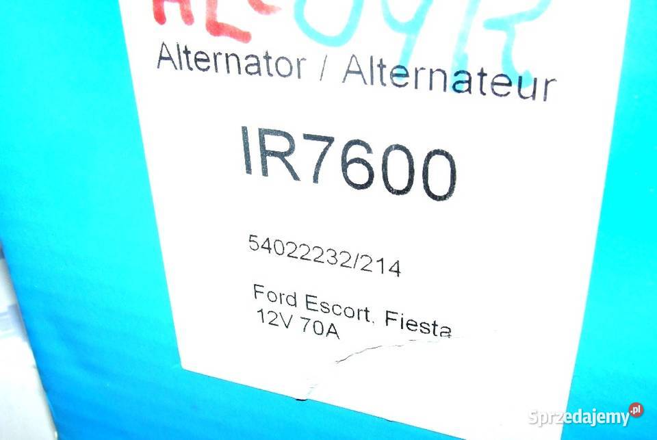ALTERNATOR FORD ESCORT FIESTA ORION SCORPIO