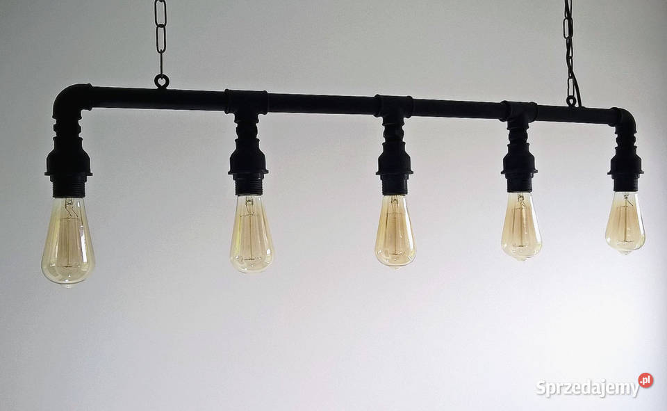 lampa wisząca sufitowa loft z rur hydraulicznych małopolskie