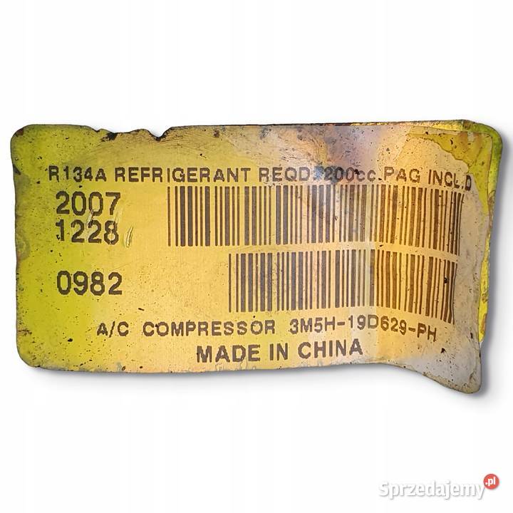 SPRĘŻARKA KLIMATYZACJI Ford C 16 16V Chełm