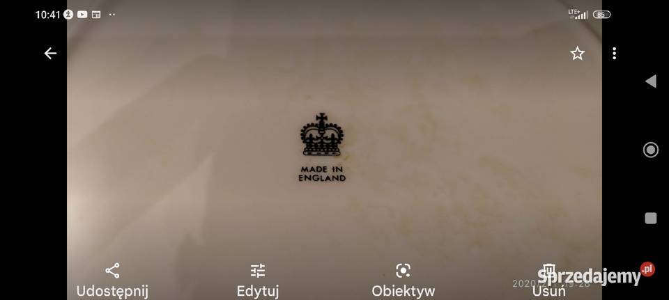 Piękny talerz kolekcjonerski Pieski porcelana Wrocław