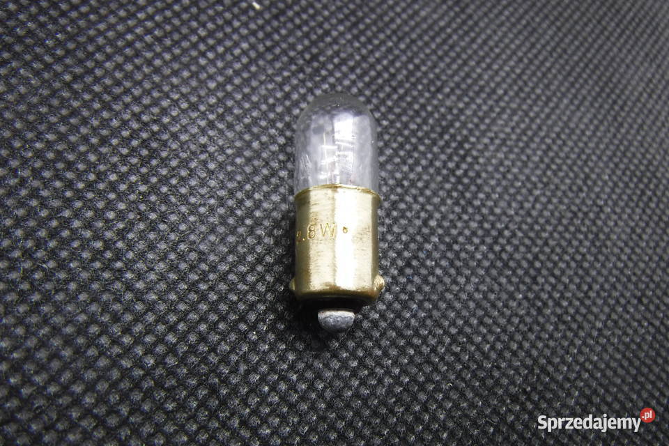 Żarówka 28V 28W wojskowa lotnicza BA9s Ba9s Części i akcesoria