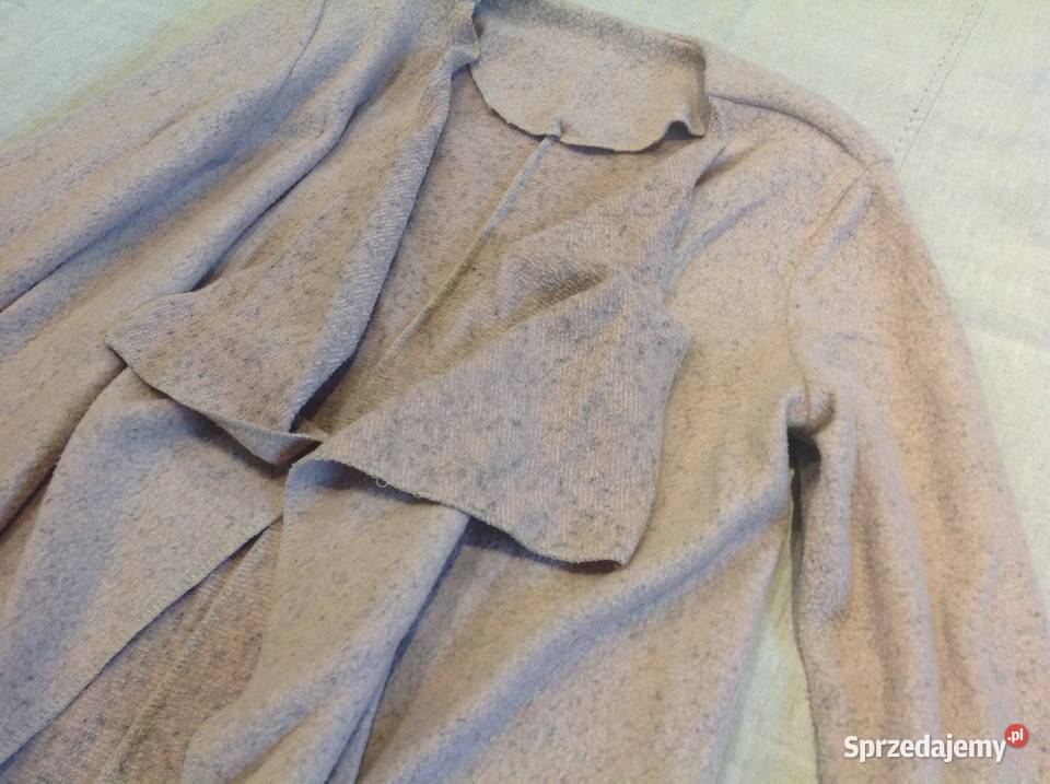 Kardigan Damski r XS beżowy polar Nowa Sól