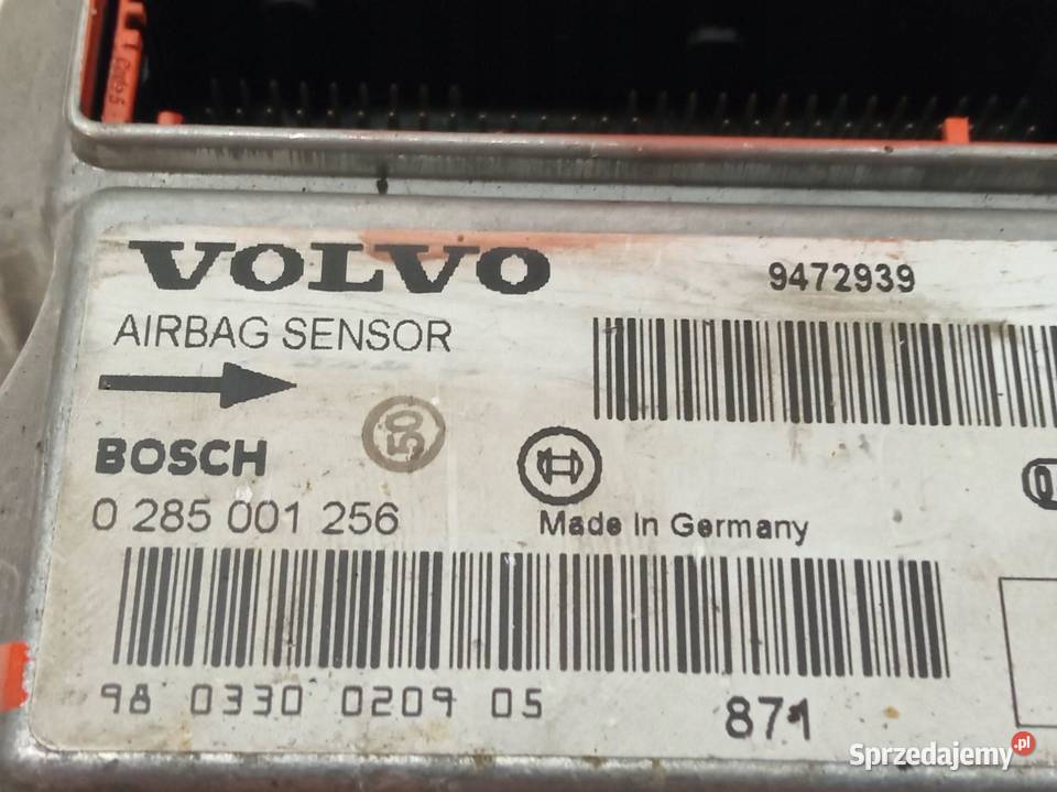 SENSOR AIRBAG 0285001256 9472939 Volvo S80 I Komputery