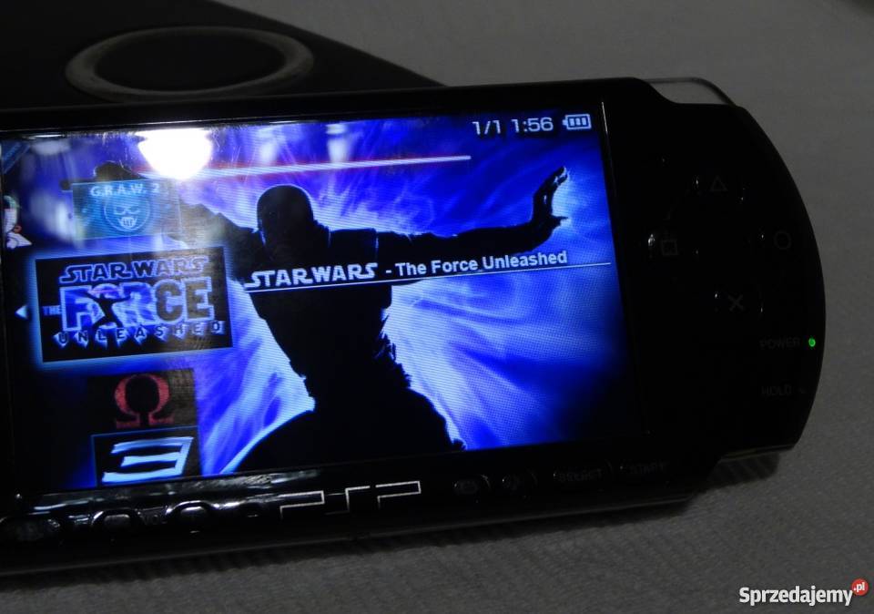 Sony PSP 3004 Black Slim Lite Karta Etui Sony PSP Kraków sprzedam