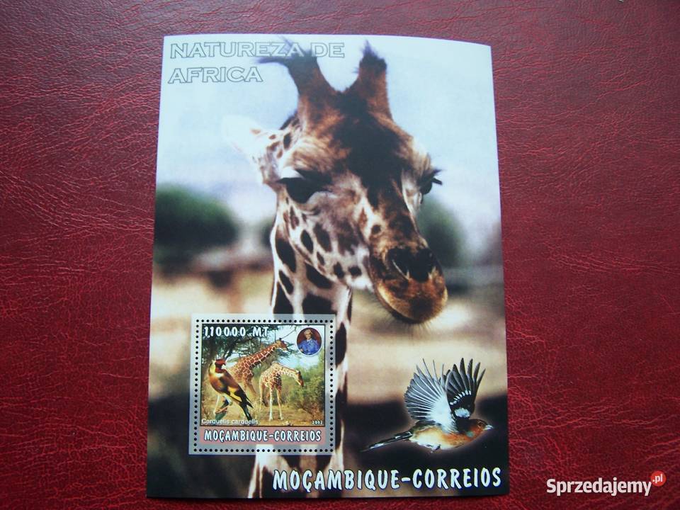 Mozambik 2002 MNH Fauna Zwierzęta Żyrafa Tychy