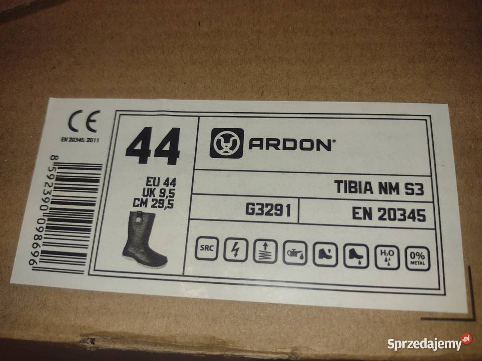 Buty robocze zimowe wsuwane wysokie Ardon 44 Chojnice sprzedam