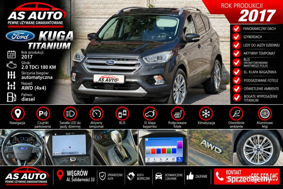Ford Kuga 20TDCi 180 garażowany
