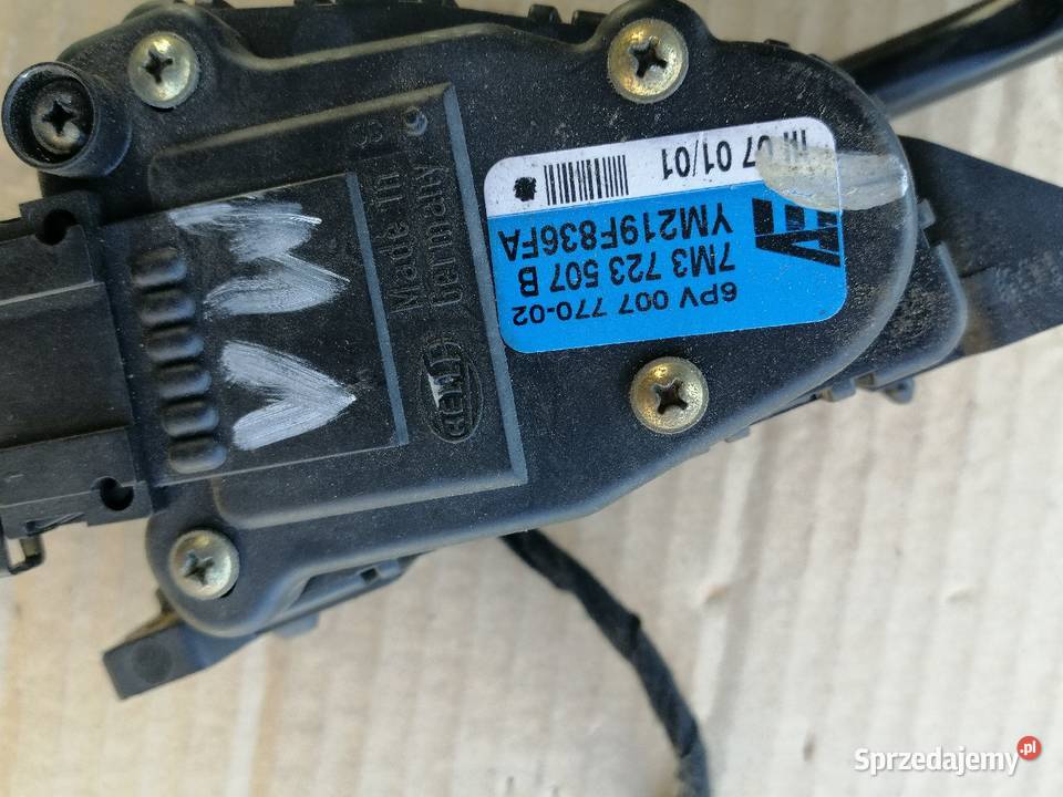 Potencjometr pedał gazu vw 19tdi 7M3 723 507 B osobowe Pozostałe Powielin