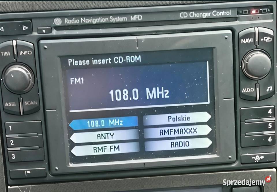 RADIO Nawigacja MFD Volkswagen Passat B5 fl ORYGINAŁ